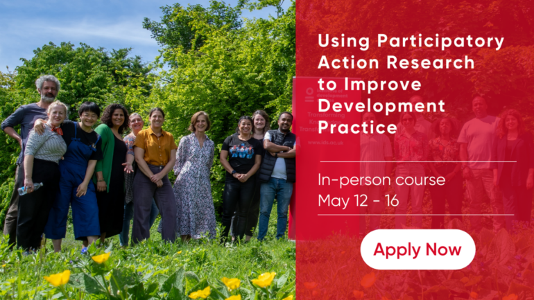 Using participatory action research to improve development practice 
